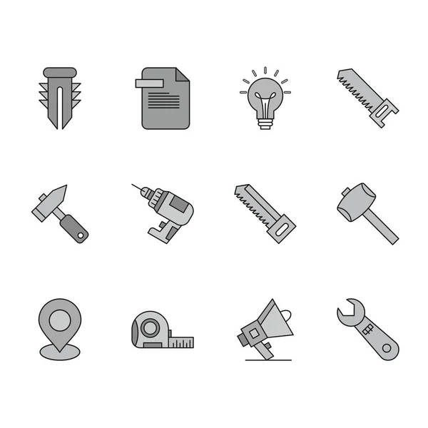 Schnittstelle Icons Set Für Web Und Mobile Anwendung Vektorillustration — Stockvektor