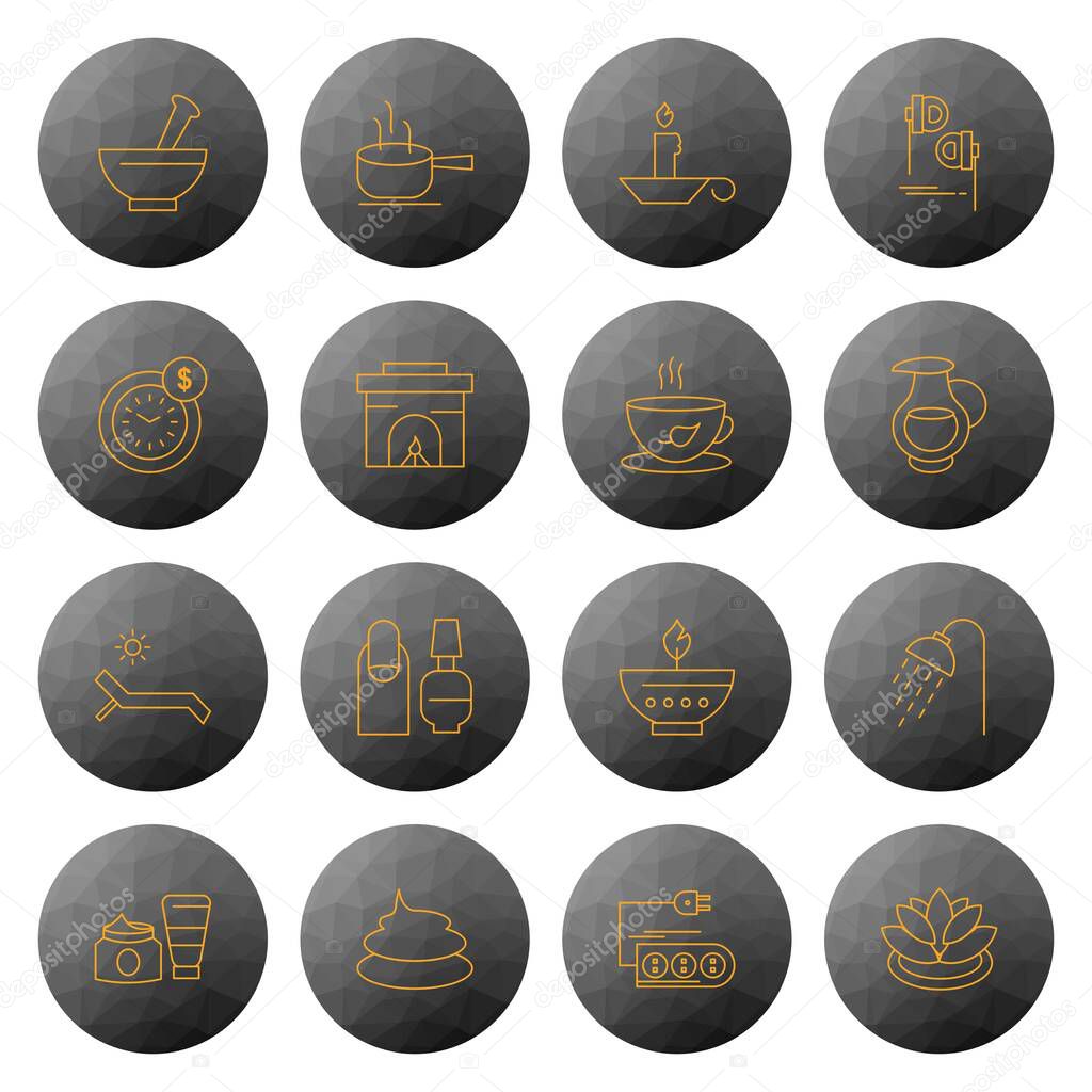icons collection, User interface Icons set for web and mobile application, vector illustration 
