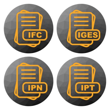 Dosya Biçimi Simgelerinin Vektör Kümesi