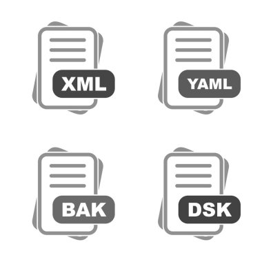 Dosya biçimi simgelerinin kümesi