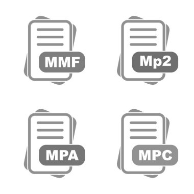 Dosya biçimi simgelerinin kümesi