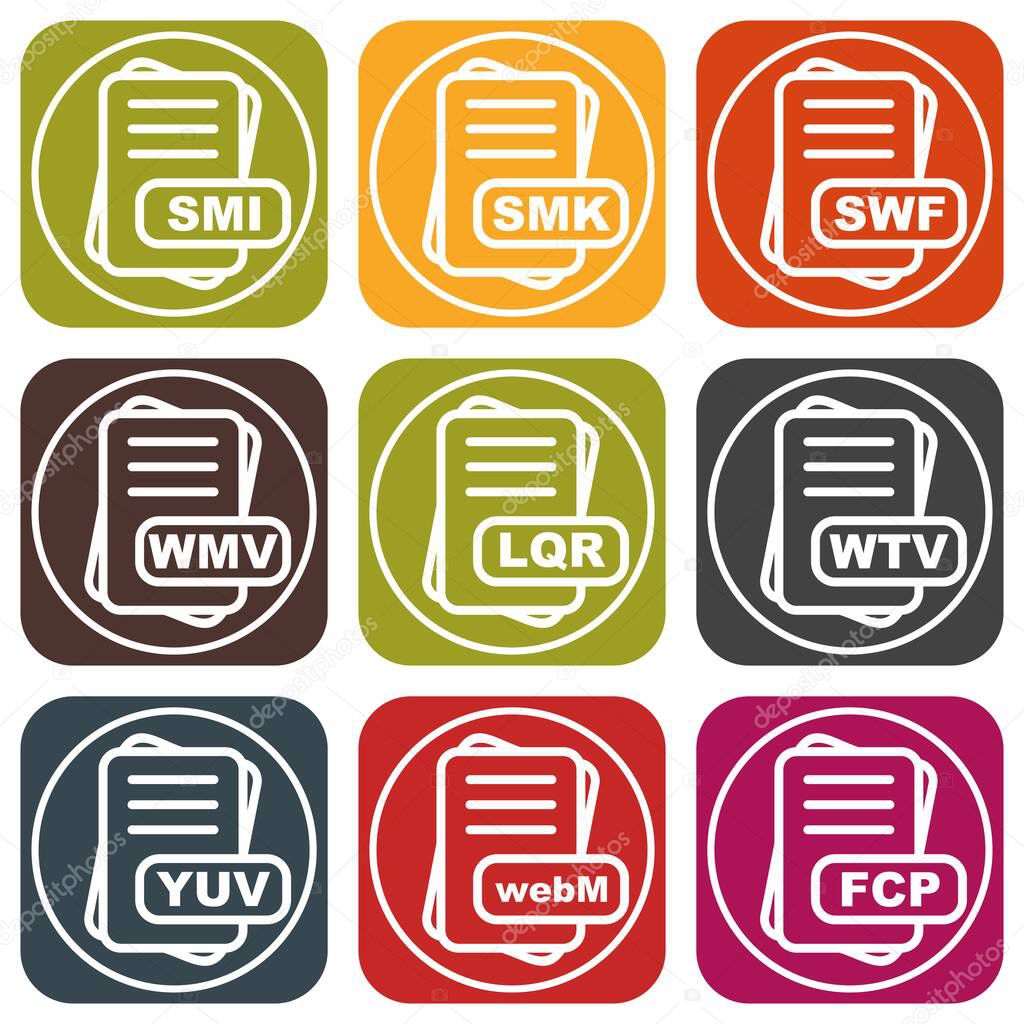 File Format Modern Icon Sheet For Websites And Mobile Application 