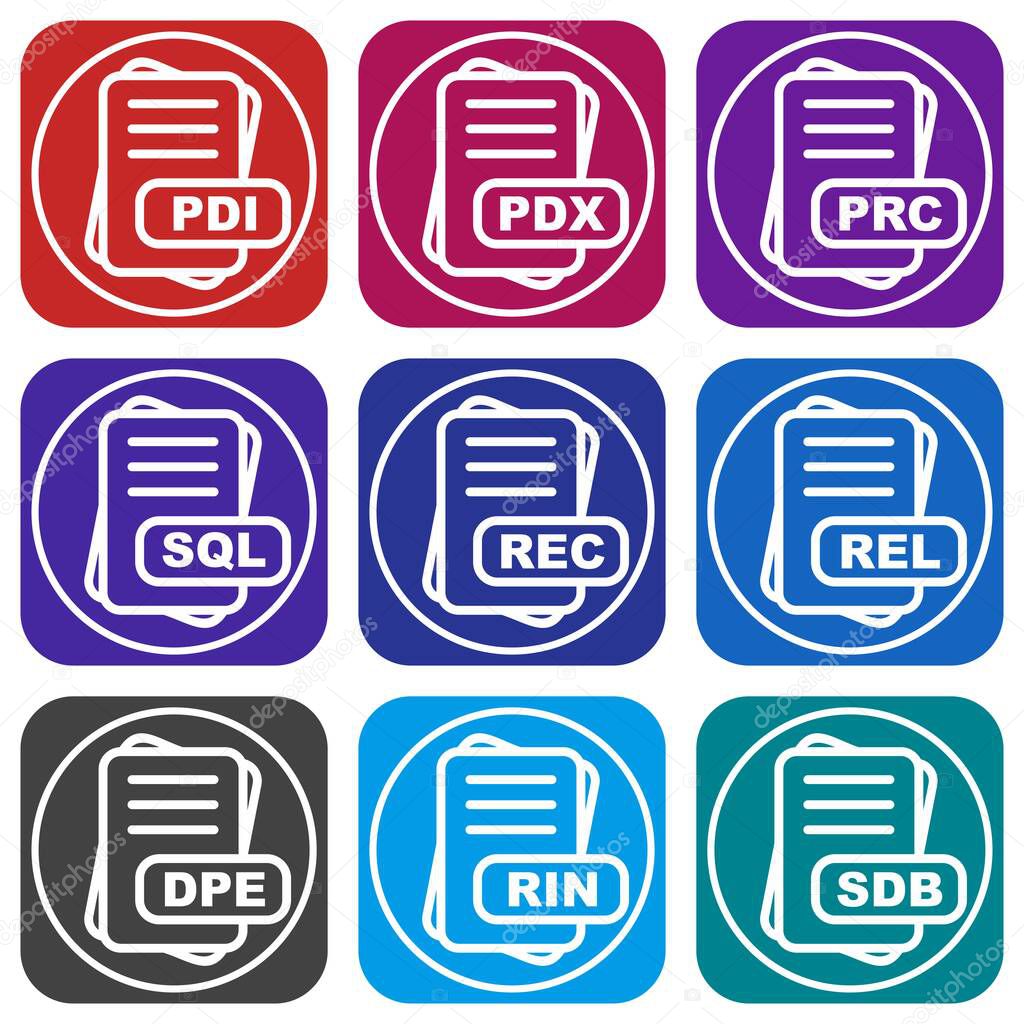 File Format Modern Icon Sheet For Websites And Mobile Application 