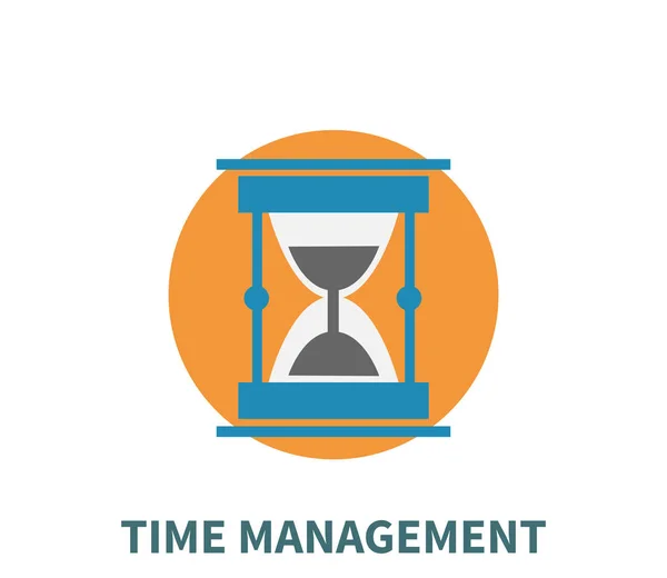 Time management for business and personal development concept — Stock Vector