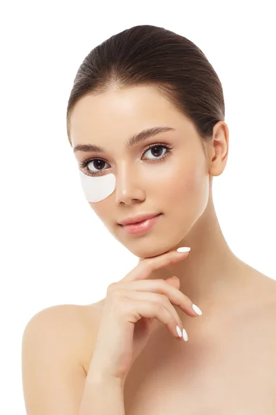 Woman Face Mask Eyes Natural Makeup — Stock Photo, Image