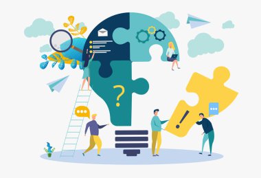 Yaratıcı bir iş fikrinin doğum metaforu. iş kavramı analizi.