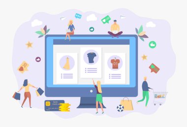 İnternetten alışveriş. Müşterileri, alıcıları cezbediyor. Mağaza insanlara, numaralara, tabelalara taksit ürünleri satıyor. Faizsiz satış.