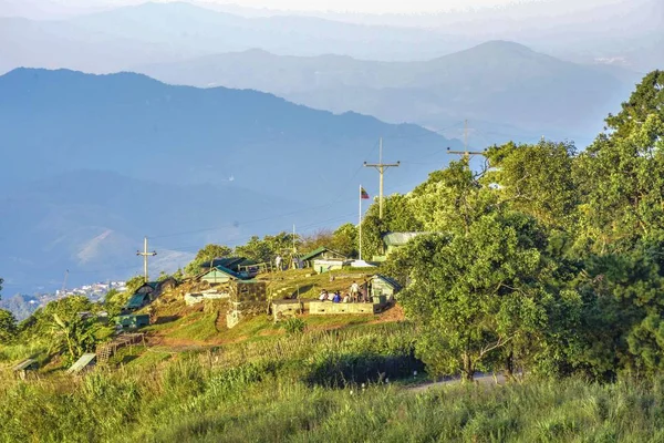 Chiang Rai Tailândia Novembro 2018 Miradouro Fronteira Montanha Tailandês Mianmar — Fotografia de Stock