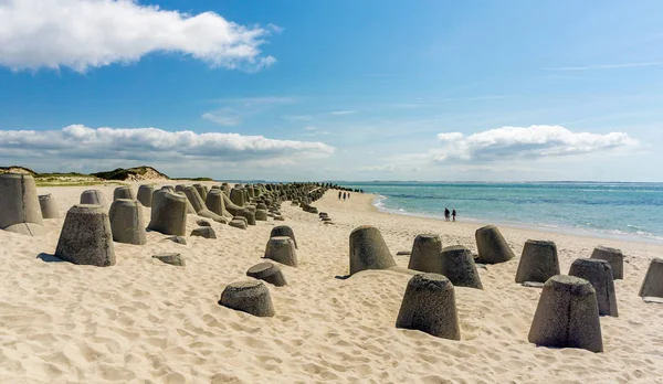 Tetrápodes Praia Hoernum Hoernum Sylt Alemanha — Fotografia de Stock