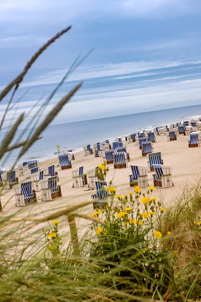 Praia Oceano Sylt Alemanha — Fotografia de Stock