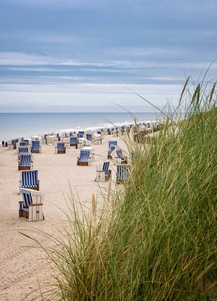 Praia Oceano Sylt Alemanha — Fotografia de Stock