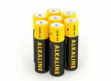 Alkalin Aa pil - 3d render