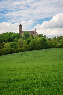 Witzenhausen, Hessen / Almanya: Burg Ludwigstein. Kale bugün Bndische Jugend ve birçok Alman İzcilik dernek ana merkezidir