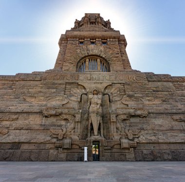 Leipzig, Almanya: (Voelkerschlachtsdenkmal) Milletler Muharebesi Anıtı. 1813 yılında Napolyon'un yenilgi Leipzig anıt anısına