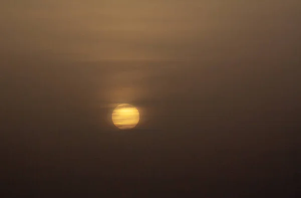 Espectacular puesta de sol en el mar sobre tenerife —  Fotos de Stock