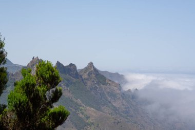 Anaga dağın üzerinden muhteşem görünüm