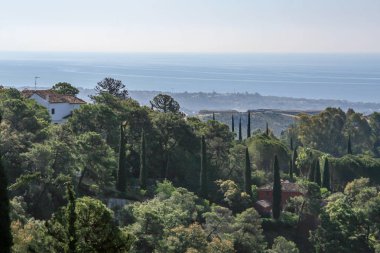 Ispanya sahilinde peyzaj görünümü