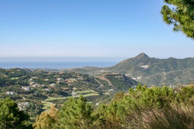 Ispanya sahilinde peyzaj görünümü