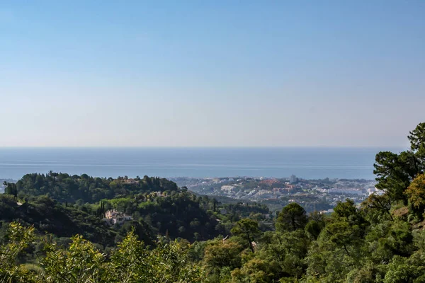 Landscape view over the coast of Spain — Stock Photo, Image