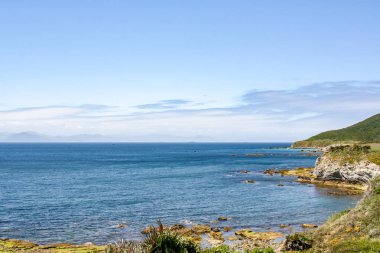 Afrika Cebelitarık deniz üzerinde Panorama Görünümü