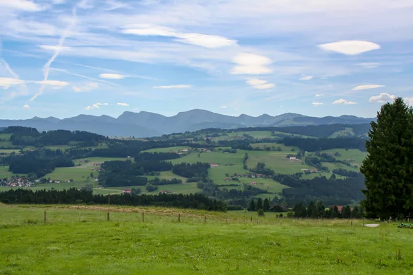 Velký výhled na Alpy v Německu — Stock fotografie