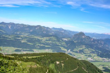 Avrupa Alpler üzerinden Panorama görünüm