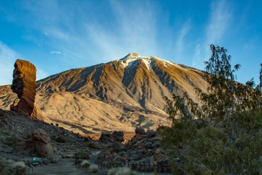 Pico del Teide Tenerife için muhteşem görünümü