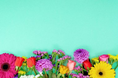 Çiçekli bahar arka planı.