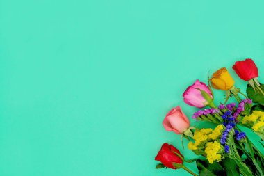 Çiçekli bahar arka planı.