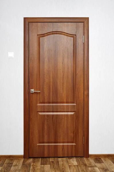 Dřevěné Dveře Dveře Vstup Výstup Místnosti — Stock fotografie