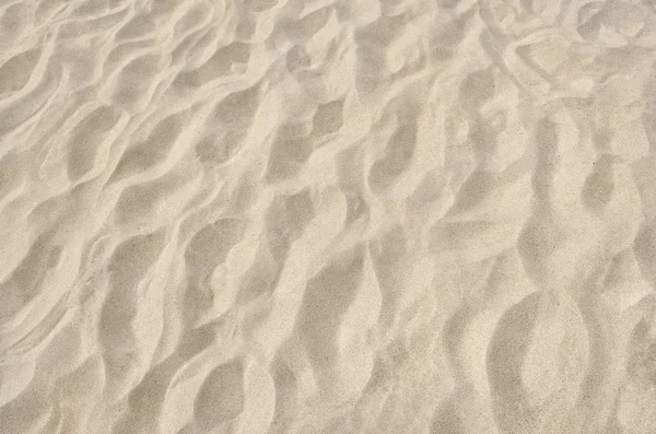 Textury Čistého Písku Pláži Zblízka — Stock fotografie