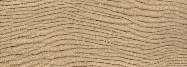 Struktura Zvlnění Písku Písčité Pozadí Uzavření Písku — Stock fotografie