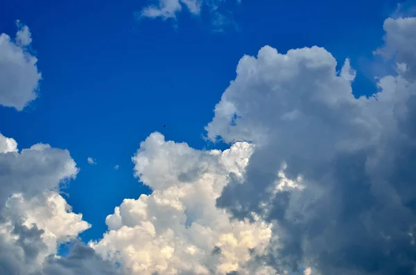 青空を背景に白い雲 — ストック写真