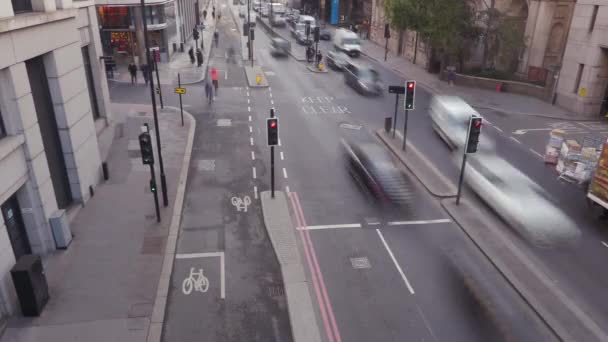 Verkeer in Londen — Stockvideo