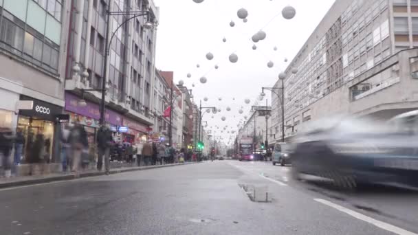 Oxford Street, Londýn, Anglie — Stock video