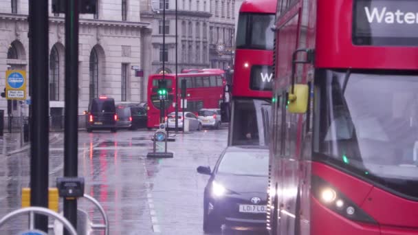 Traffico a Londra — Video Stock