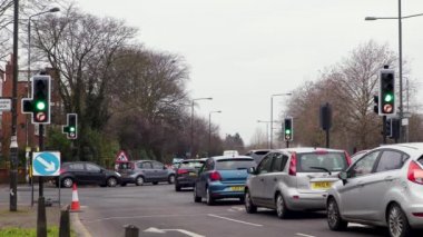 Londra'da acele saat trafik sıkışıklığı