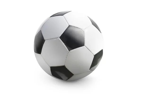 白い背景に隔離されたサッカーボール — ストック写真
