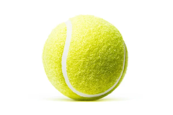 Bola de tênis isolada em fundo branco — Fotografia de Stock