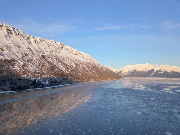 Alaska Nel Periodo Invernale — Foto Stock