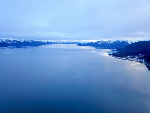Vista Panoramica Invernale Dall Alaska — Foto Stock