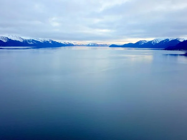 Vistas Panorámicas Invierno Desde Alaska —  Fotos de Stock