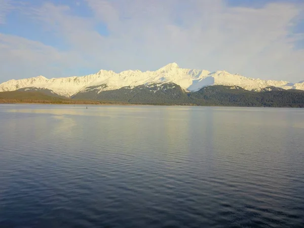 Vistas Panorámicas Invierno Desde Alaska — Foto de Stock