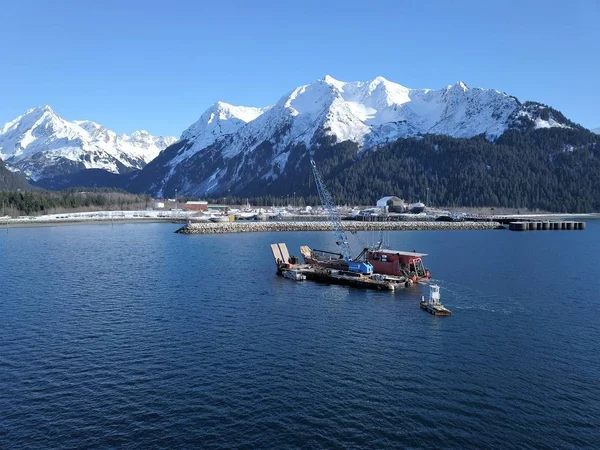 Varvet Utsikt Från Alaska — Stockfoto