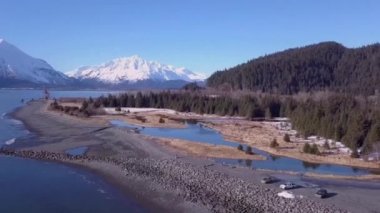 Seward Alaska'dan güzel sahne 