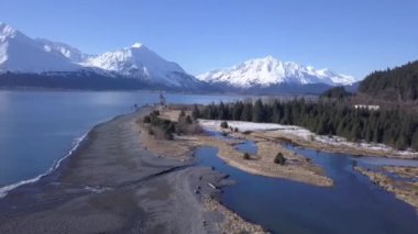Seward Alaska'dan güzel sahne 