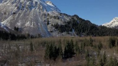 Çığ Seward, Alaska'da görüntülemek için montaj tırmanma 