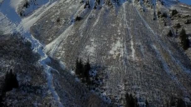 Скалолазание Увидеть Лавину Сьюарде Аляска — стоковое видео