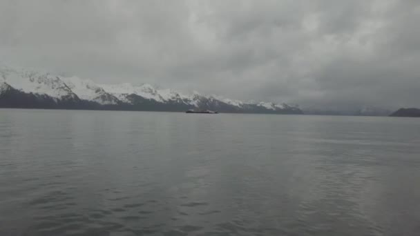 Ondas Mareas Suaves Alaska — Vídeos de Stock