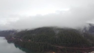 Seward, Alaska alan gün ışığında son saat 